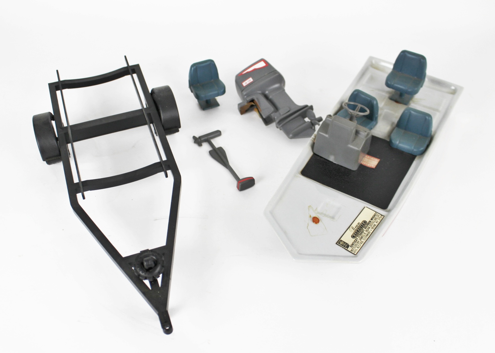 Jim Beam Bass Boat Decanter in Original Box EBTH