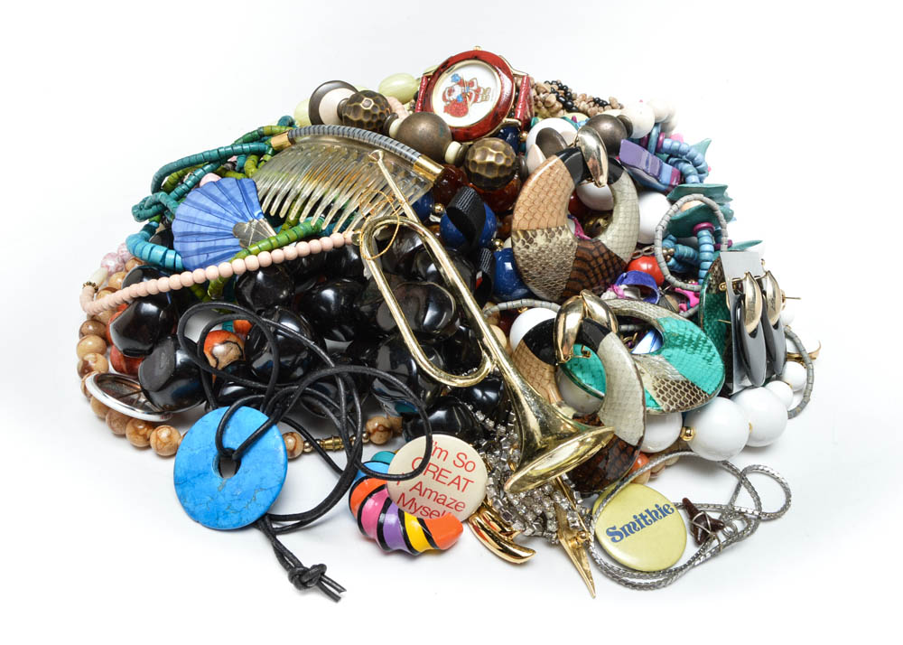 Large Group of Costume Jewelry