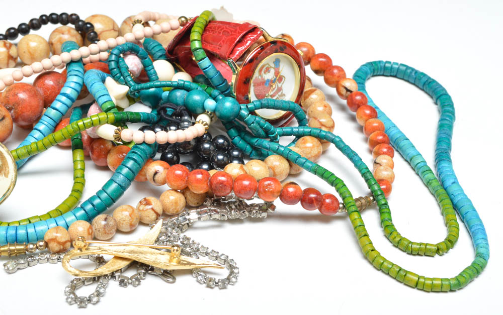 Large Group of Costume Jewelry