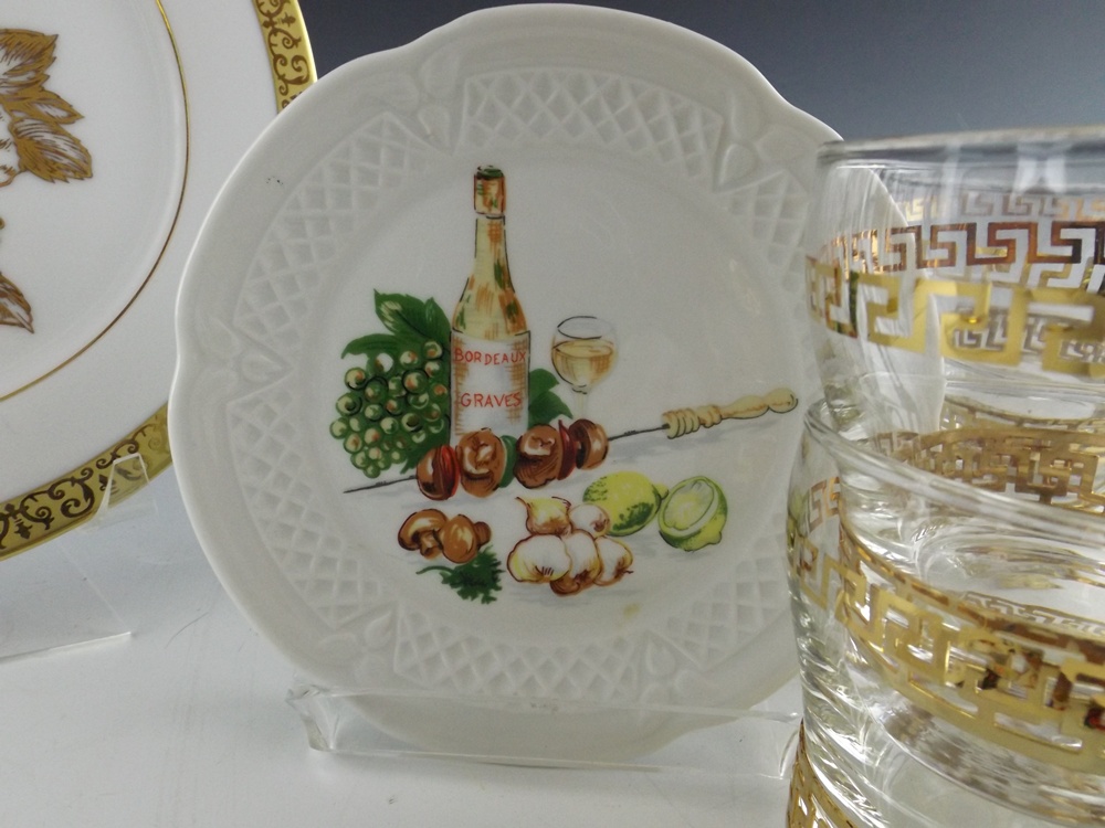 White and Gold Porcelain with French Plates, Henry VIII Teapot