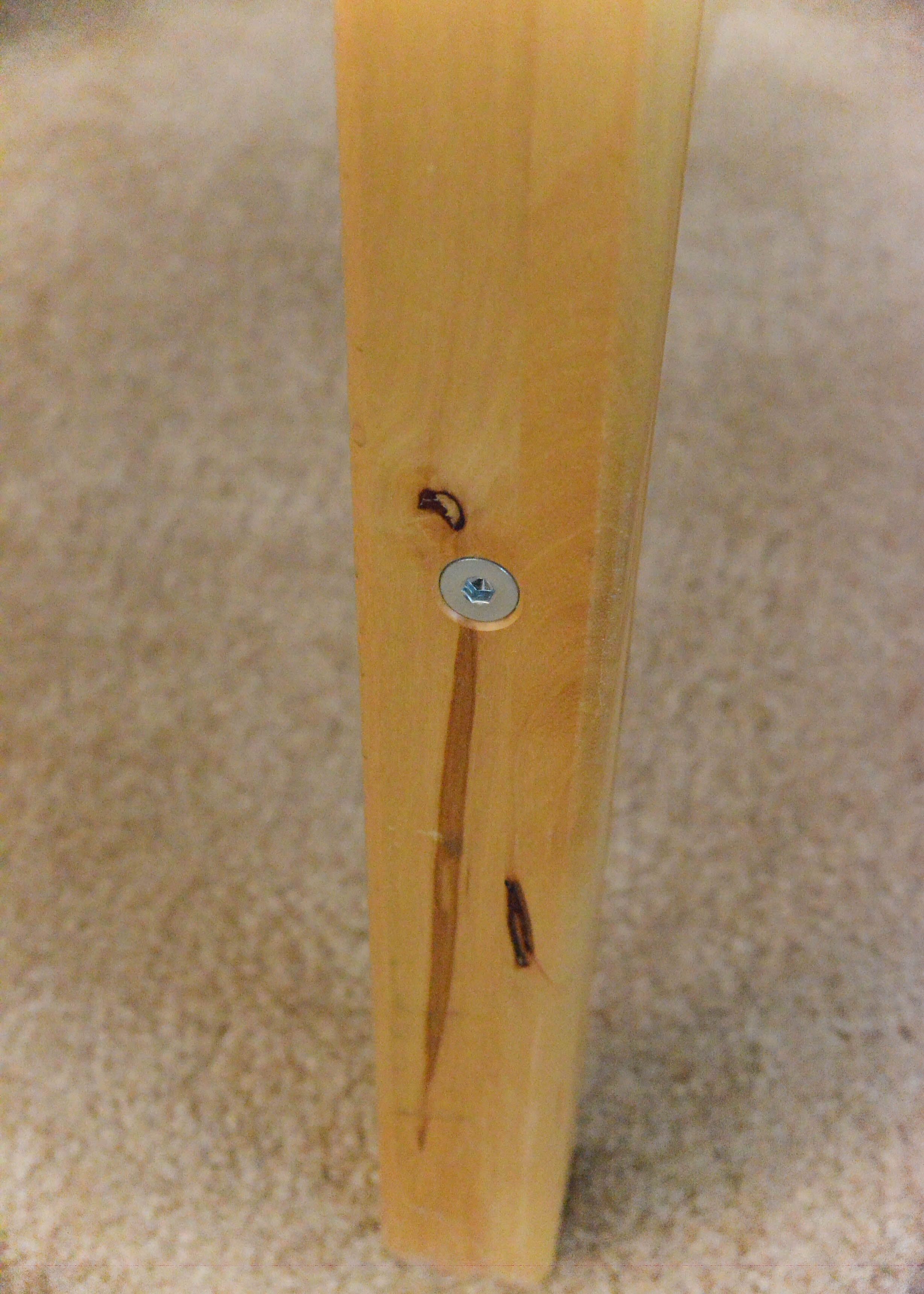 Tall IKEA Kitchen Pine Table