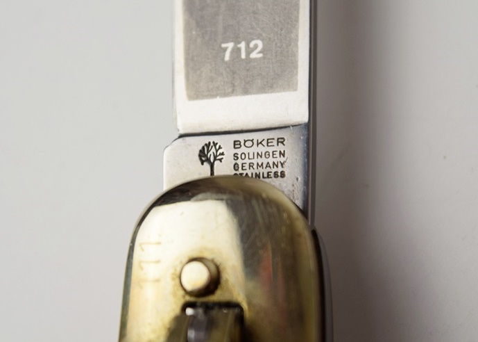 Vintage German "Boker" Switchblade Knife in Original Box