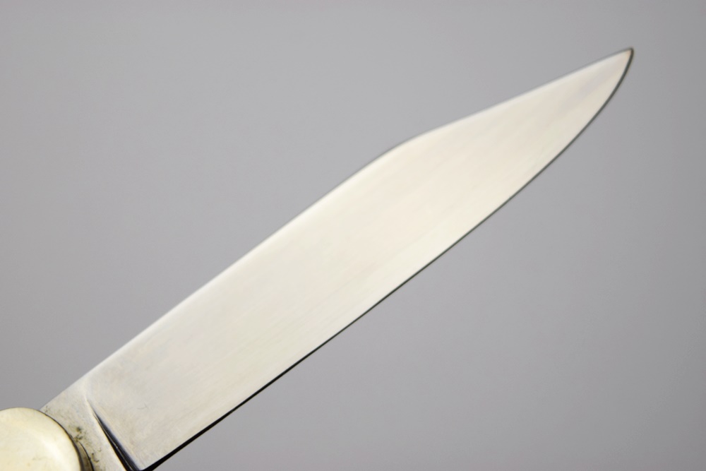 Vintage German "Boker" Horn and Bone Switchblade Knife