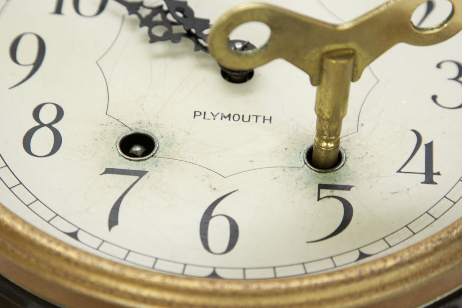 Plymouth George Washington Banjo Clock