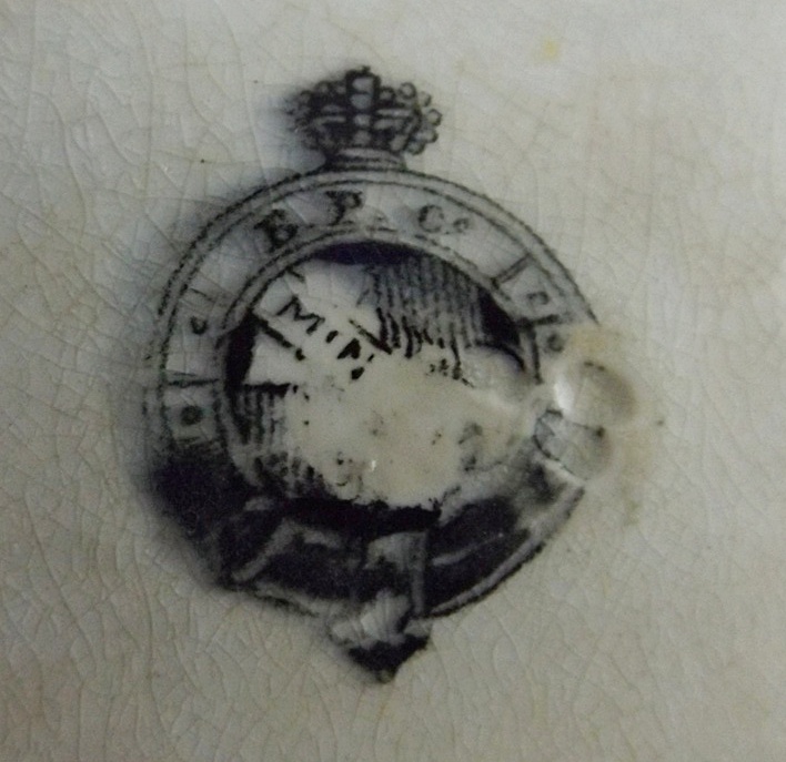 Antique E.P. Transferware China Plate