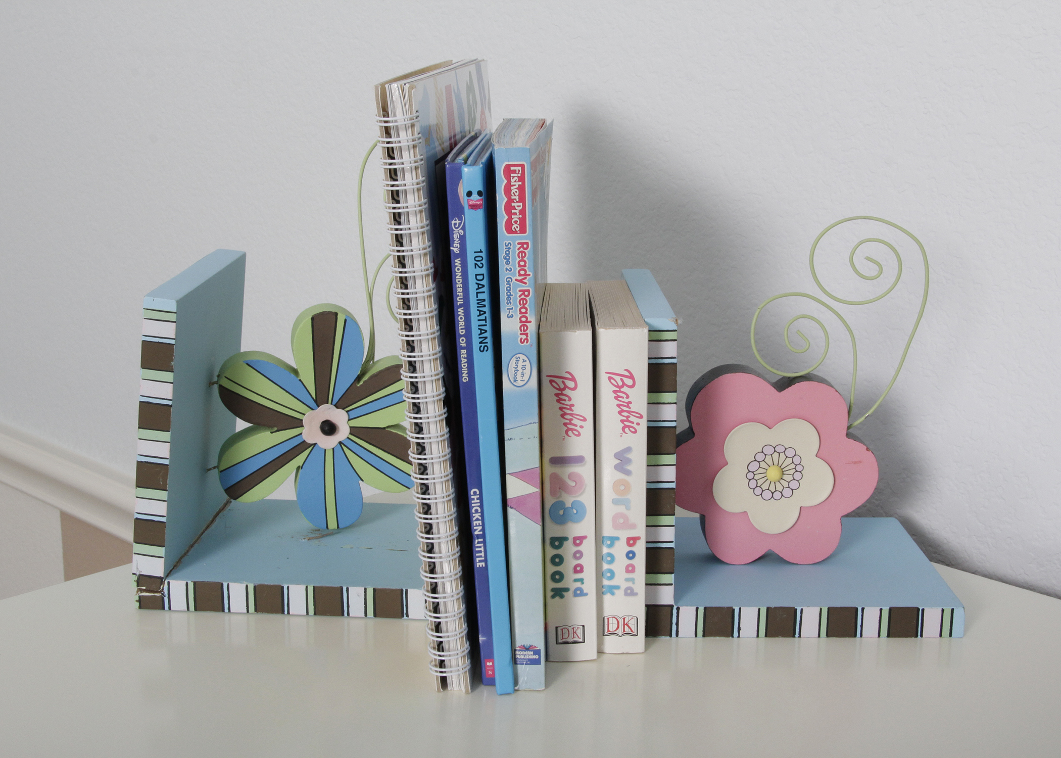 Floral Bookends