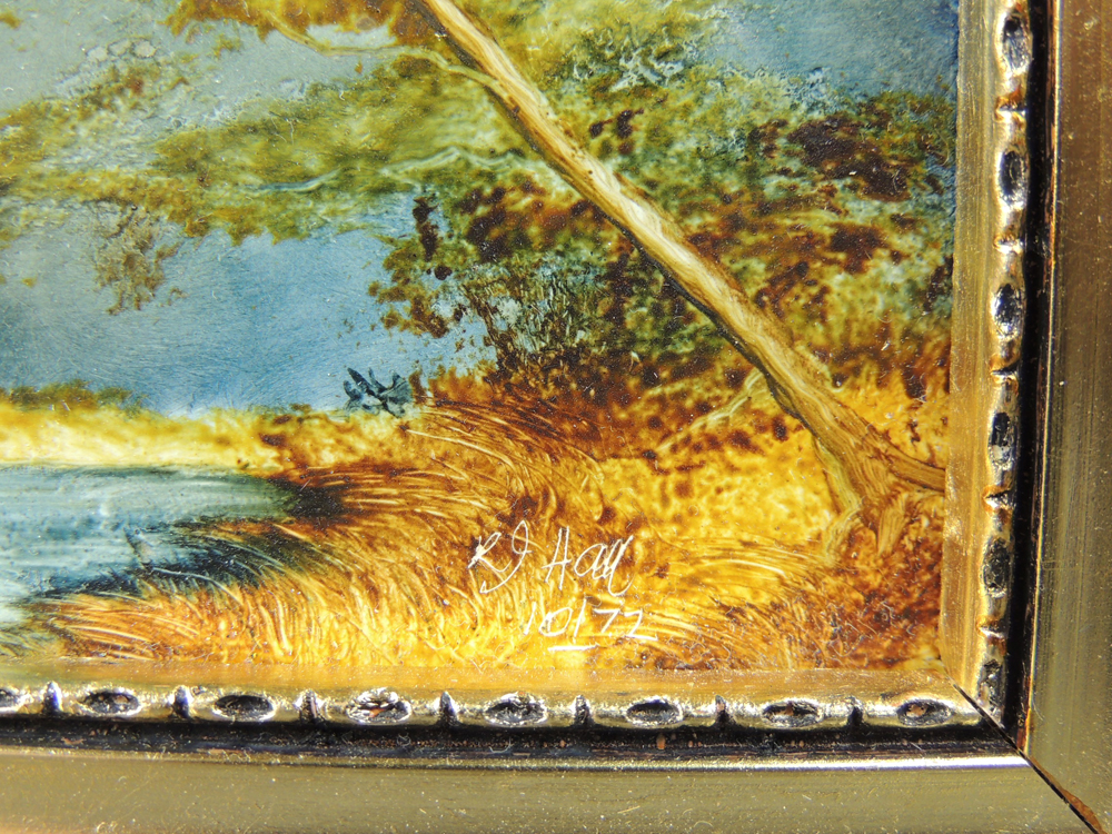 Miniature Robert Hall Oil Painting