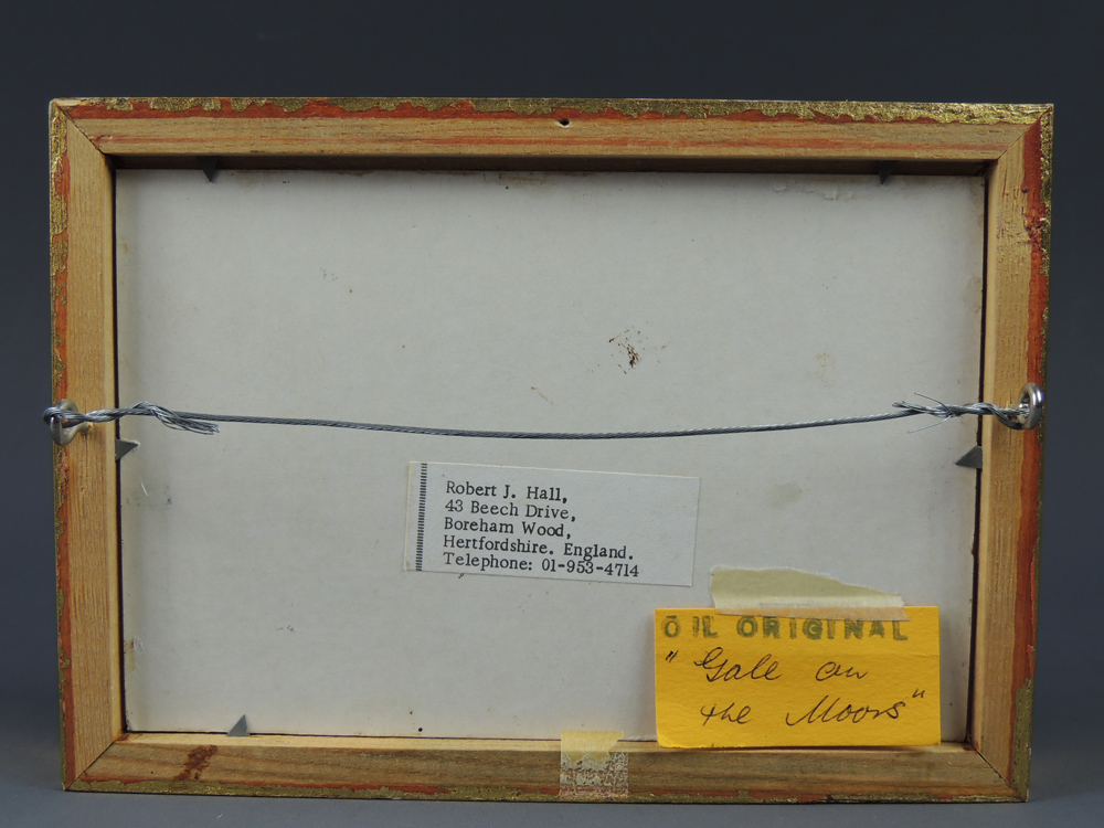 Miniature Robert Hall Oil Painting