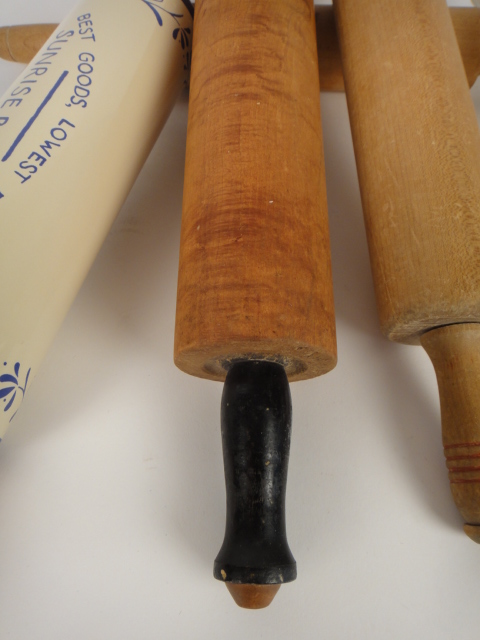 Five Antique and Vintage Rolling Pins