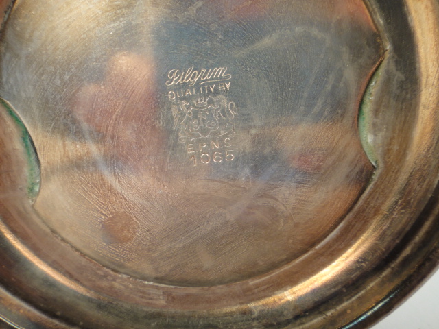 Pair of Pilgrim E.P.N.S. Pewter Candle Holders