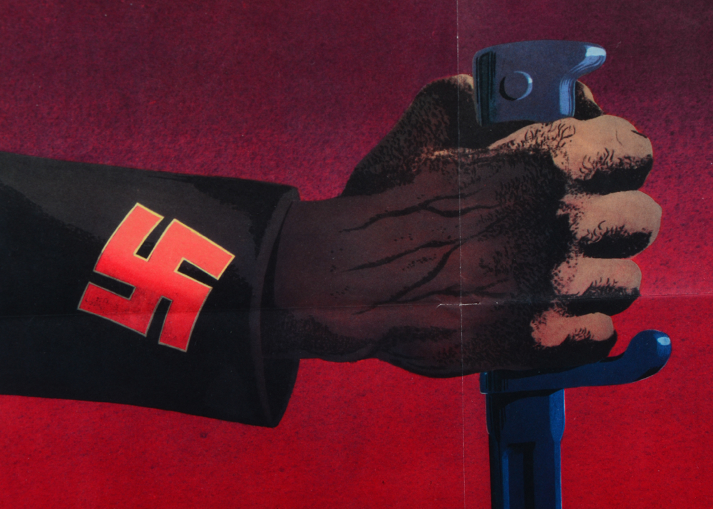 "This is the Enemy" WWII Propaganda Poster Print