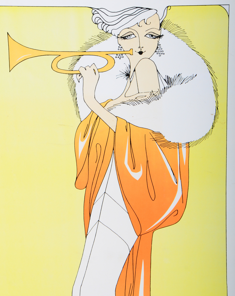 1966 Original Mame Musical Lithograph Poster