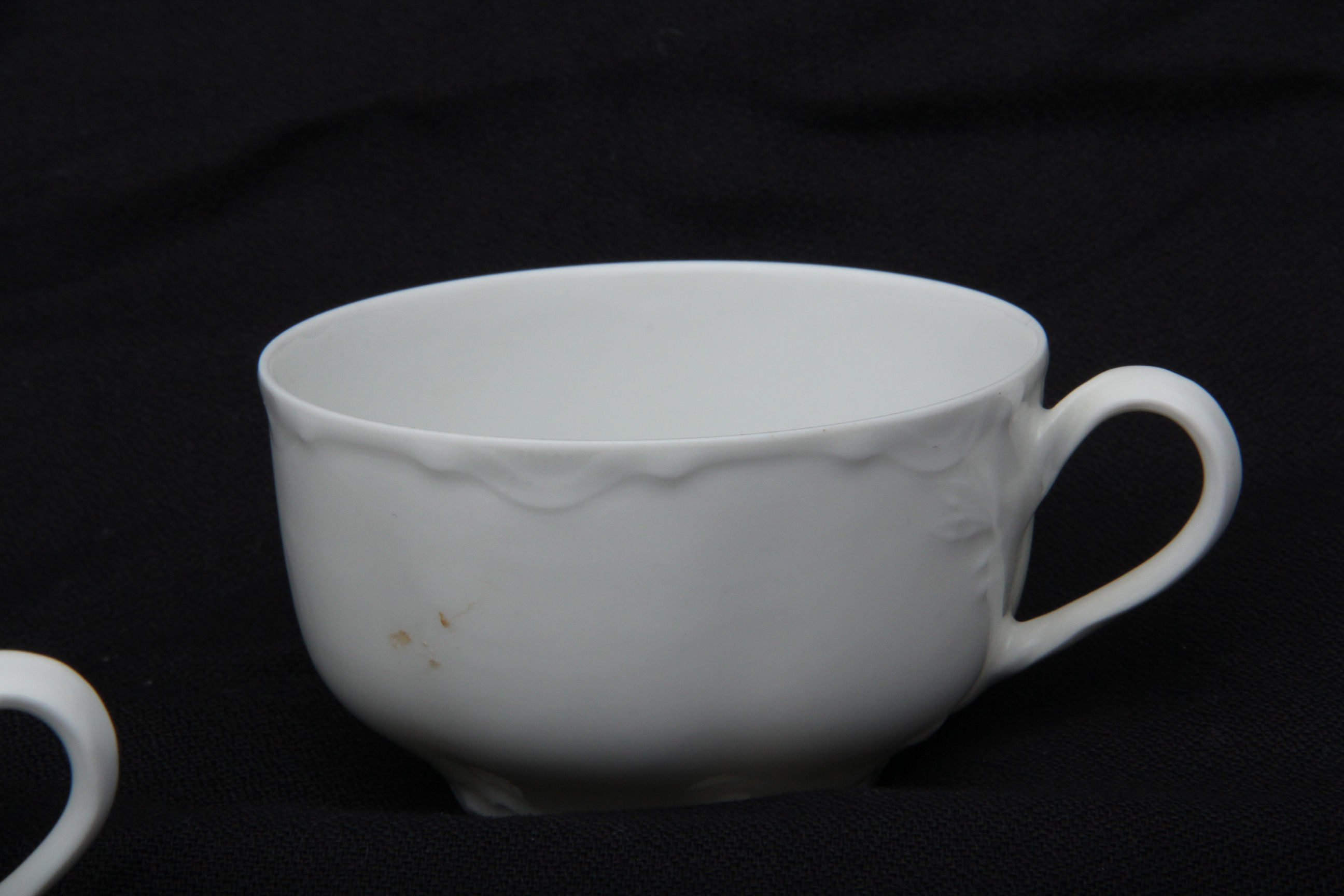 White Haviland Placesettings for Eight