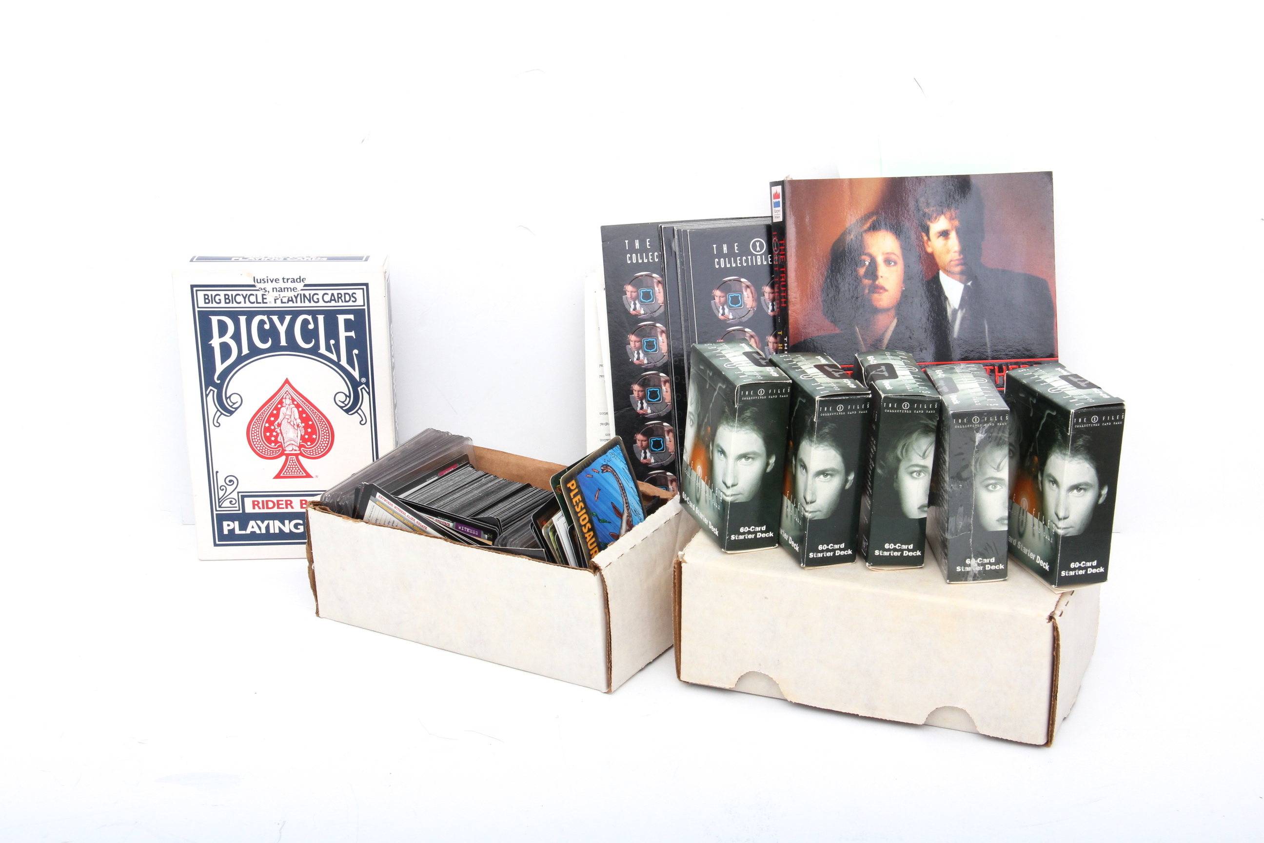 X-Files Card Game Cards and Promotional Materials