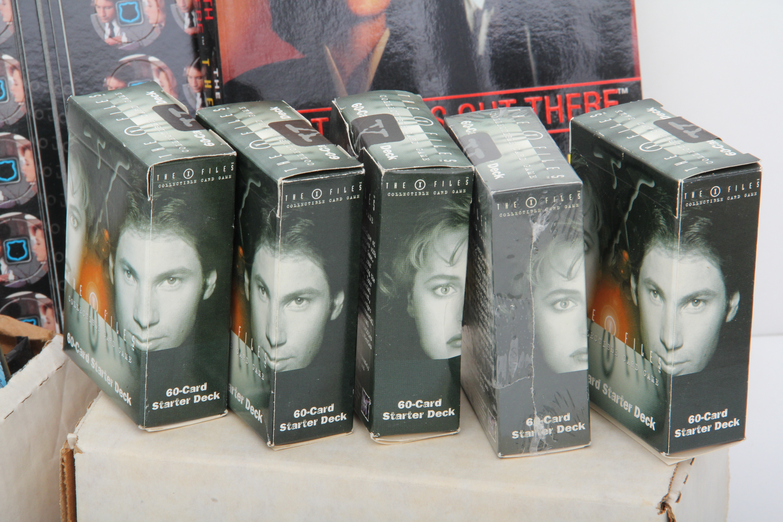 X-Files Card Game Cards and Promotional Materials