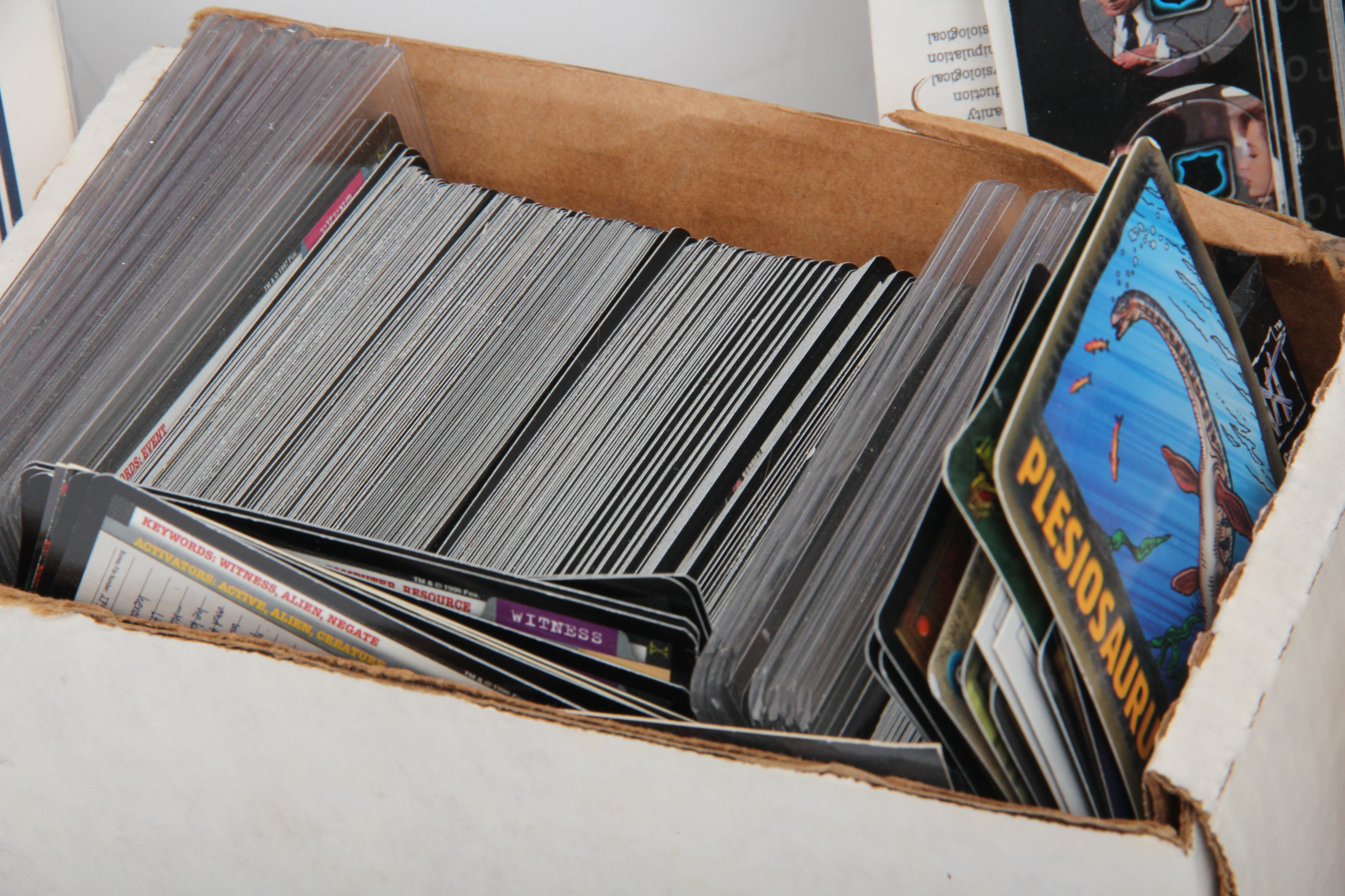 X-Files Card Game Cards and Promotional Materials