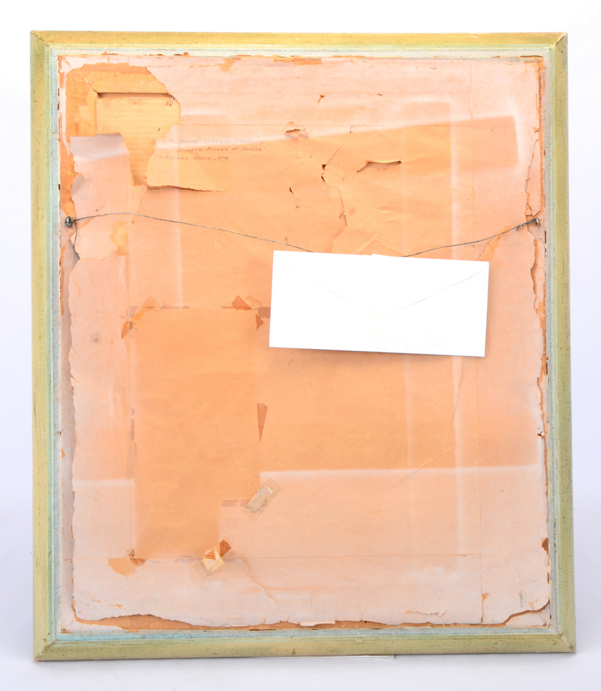 Father Kieran Quinn "Brother Roger at Prayer" Tempera on Paper