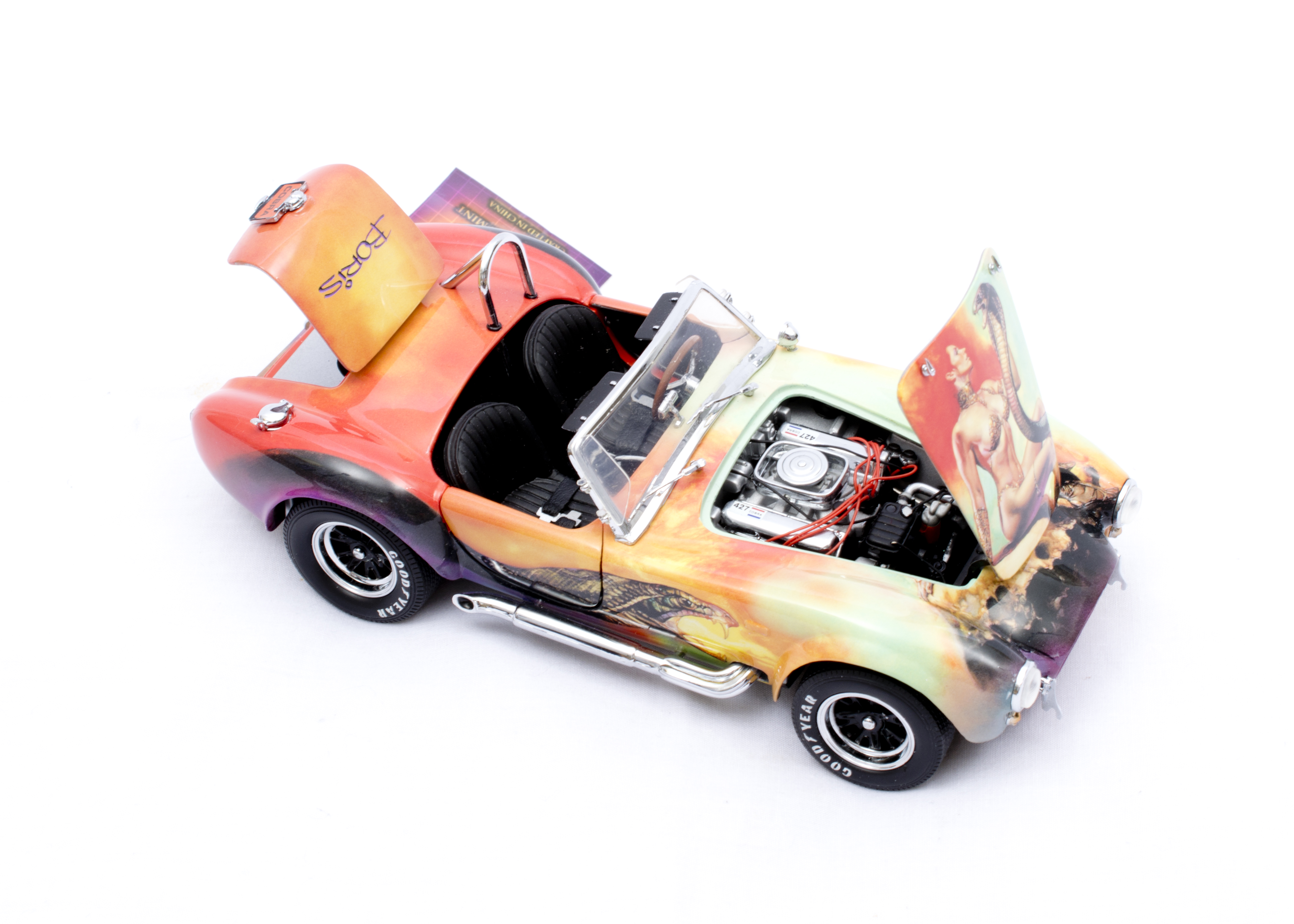Franklin Mint Vallejo's "Mistress of Fire" 1966 Cobra 427 S/C
