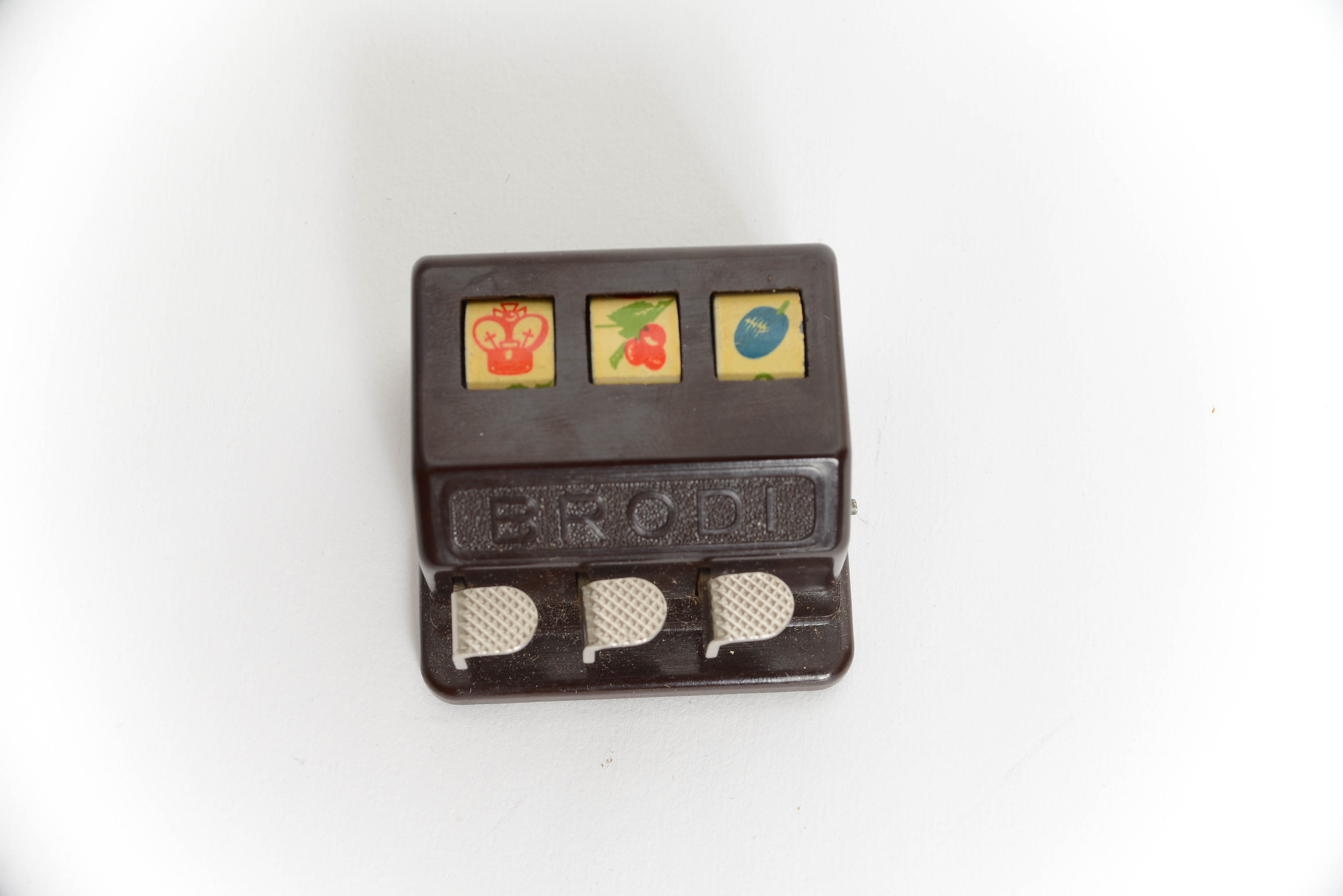 Vintage Broad Minitare Slot Machine Novelty