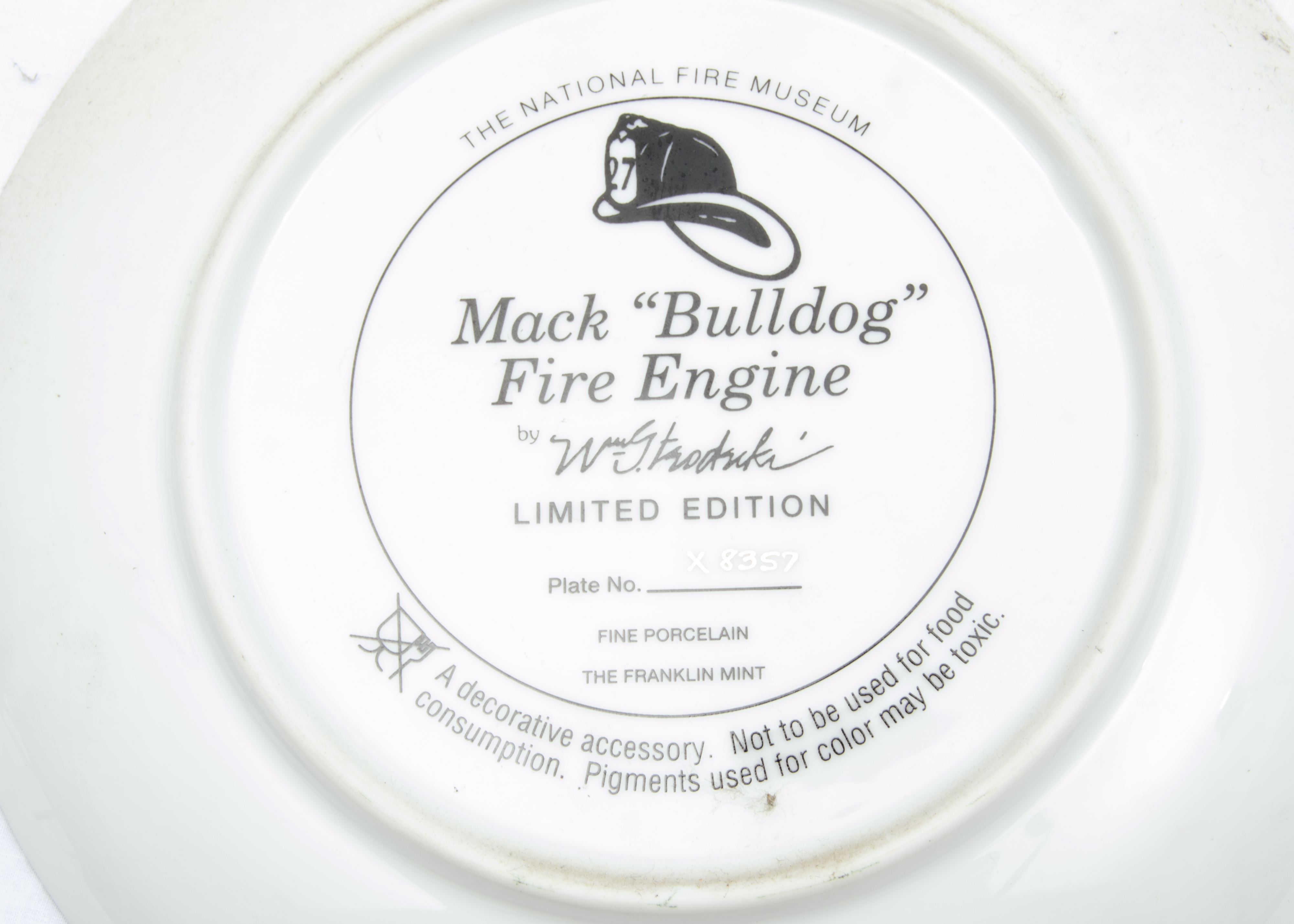 Franklin Mint Collection of National Fire Museum Plates