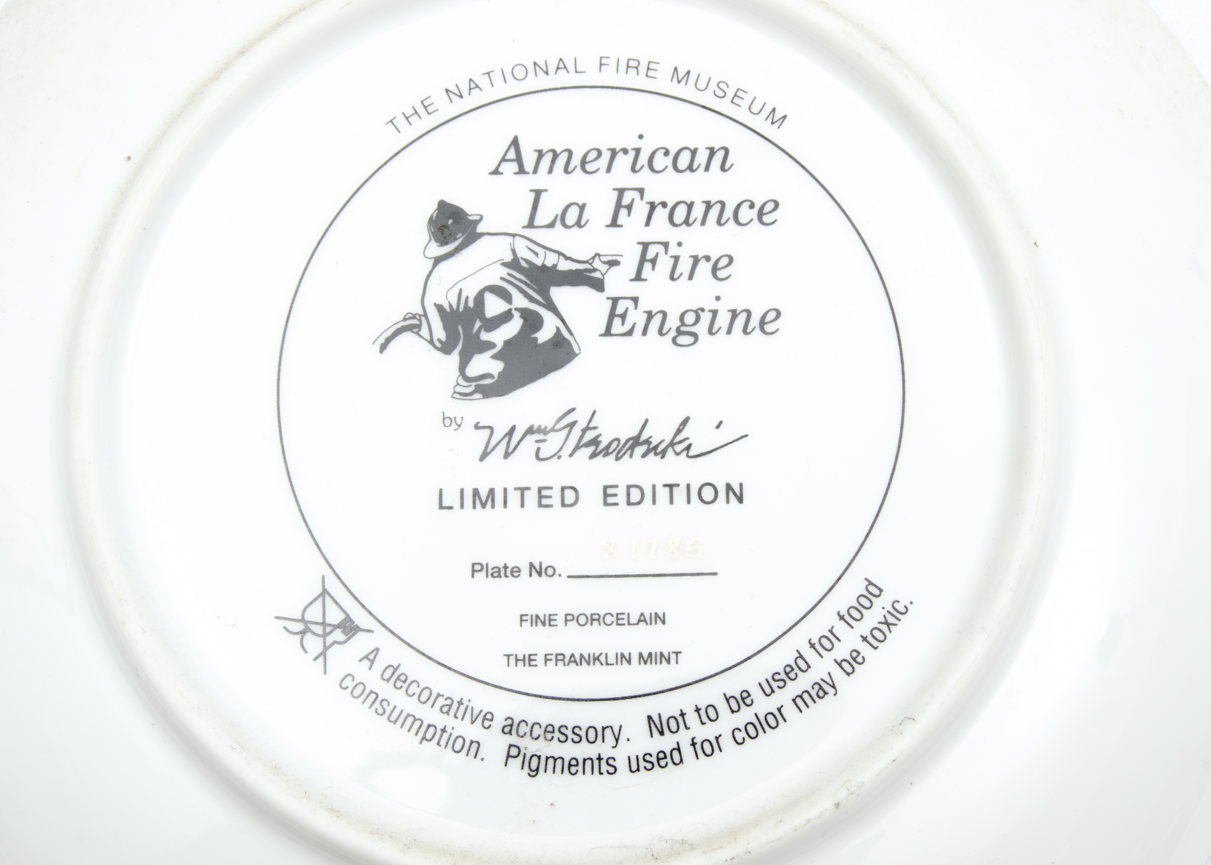 Franklin Mint Collection of National Fire Museum Plates