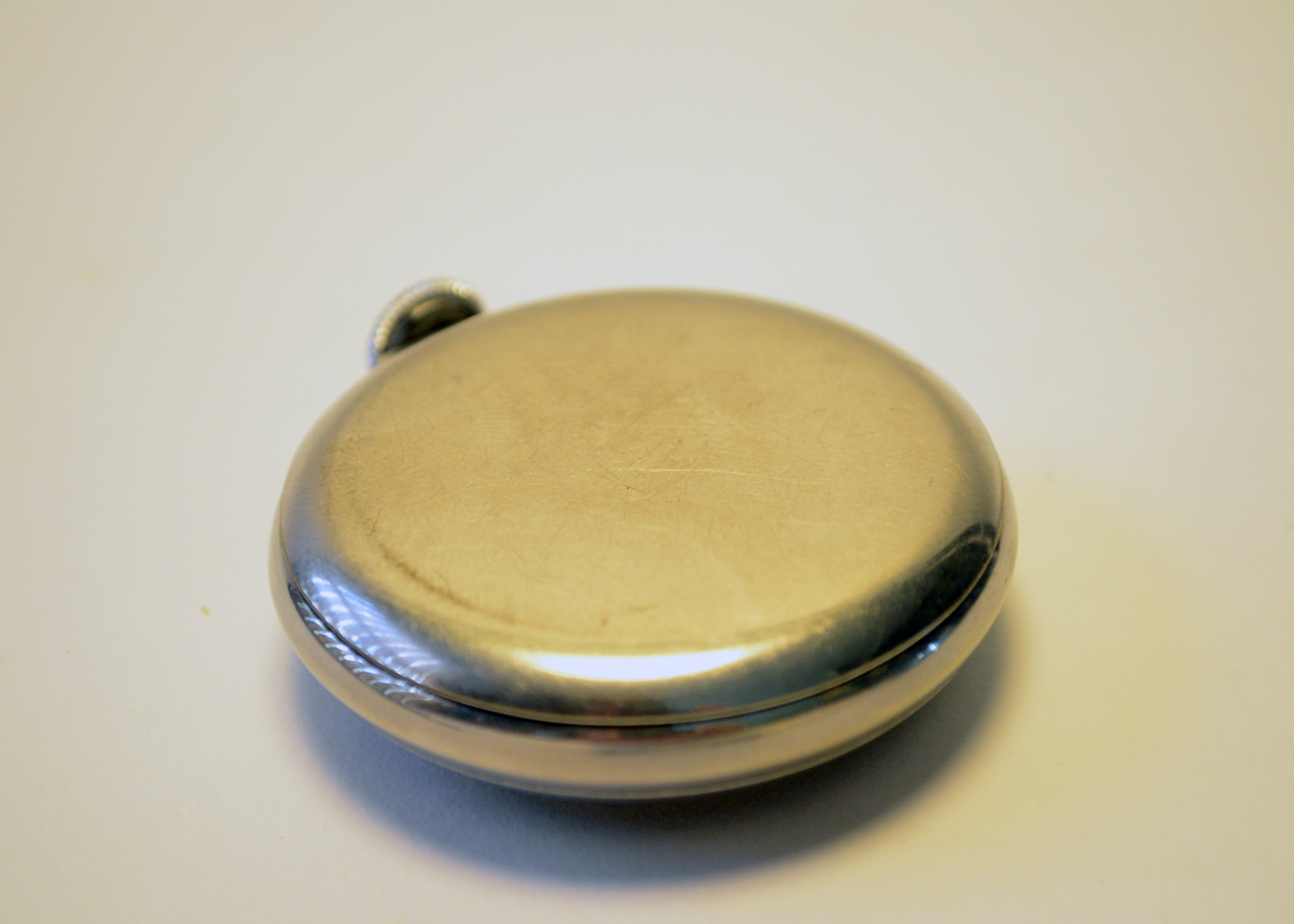 Ingraham Biltmore Stainless Steel Pocket Watch