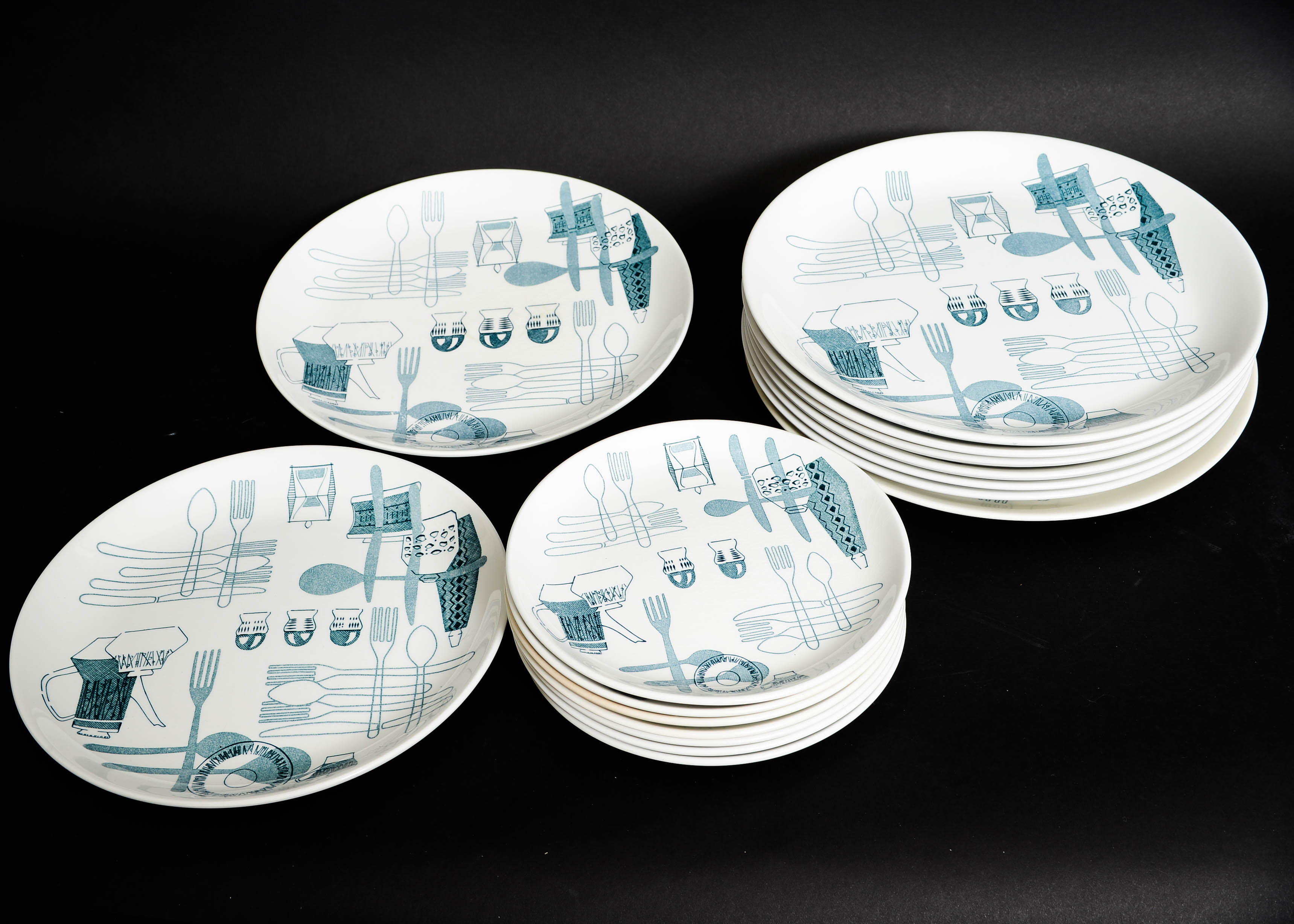 Vintage English Homemaker Fiesta Dinnerware