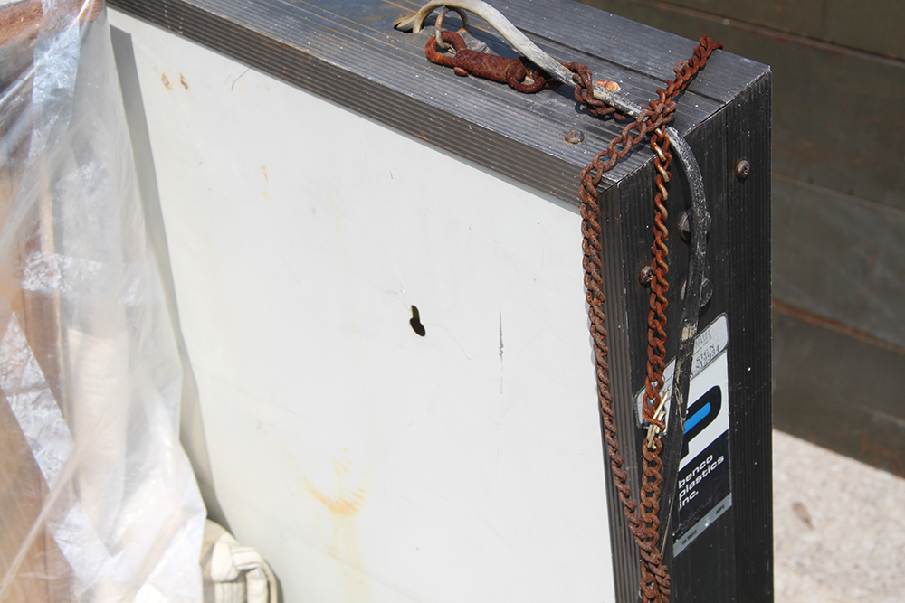 Large Storefront Clock with Sign