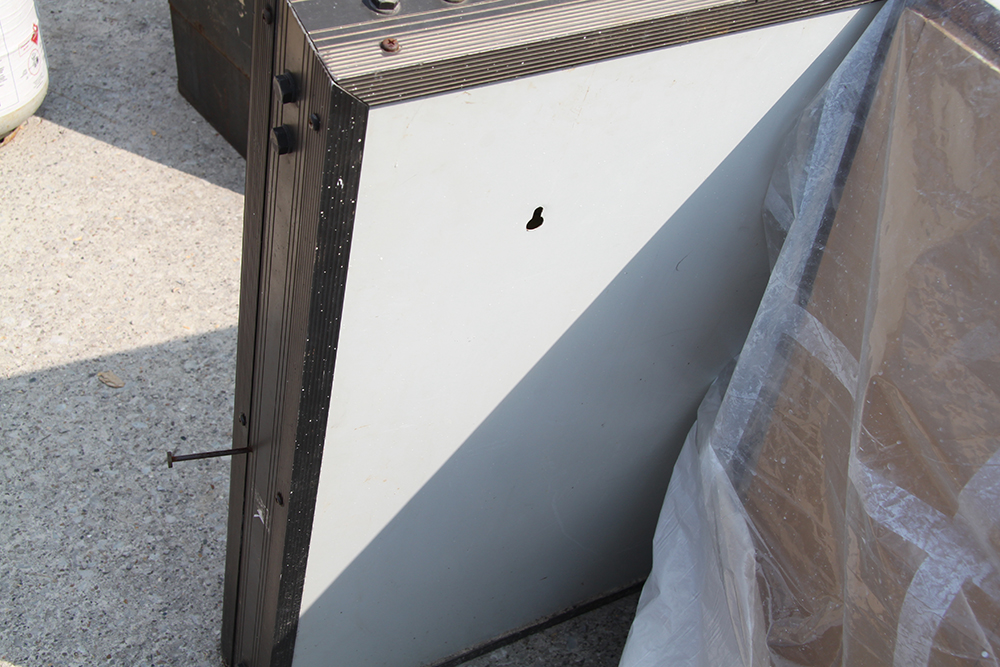 Large Storefront Clock with Sign