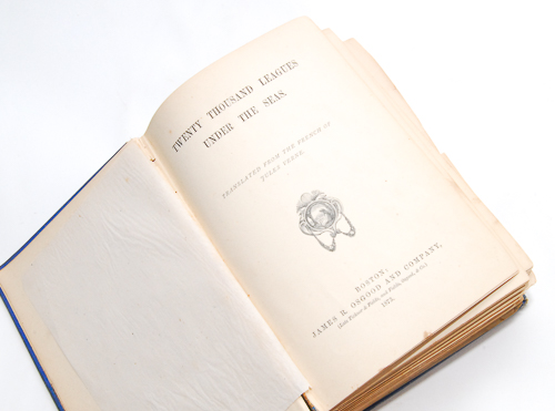 First American Edition of "Twenty Thousand Leagues Under the Sea"