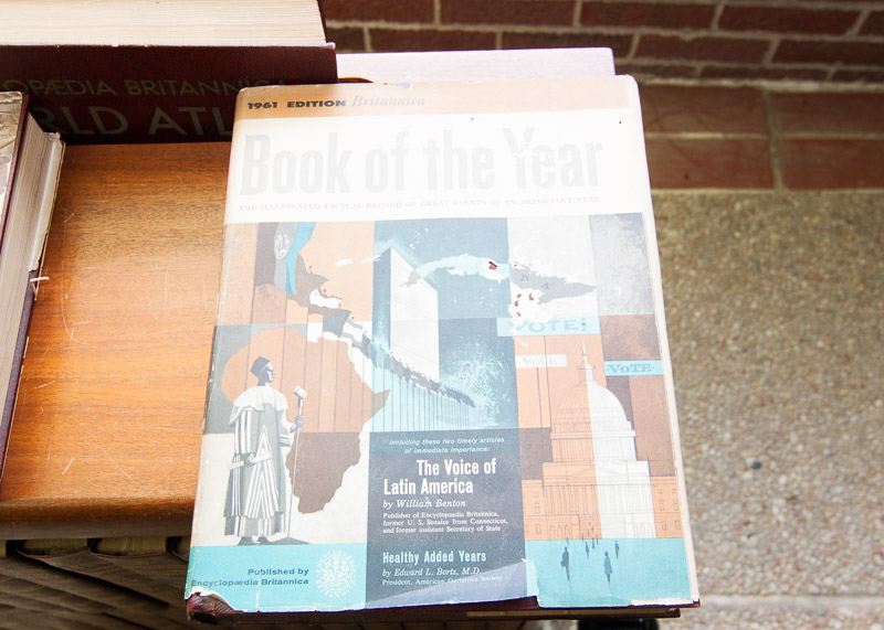 Complete 1960 Encyclopedia Britannica Collection and Bookshelf