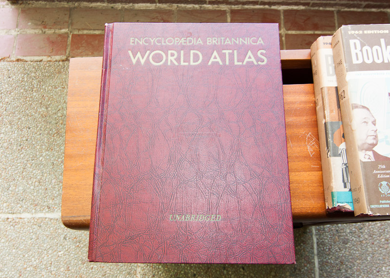 Complete 1960 Encyclopedia Britannica Collection and Bookshelf
