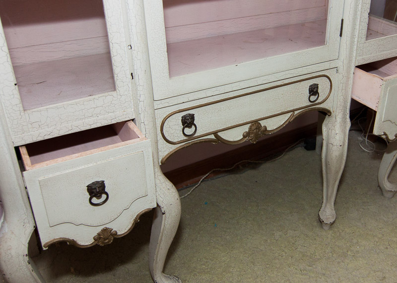 Victorian Style China Cabinet