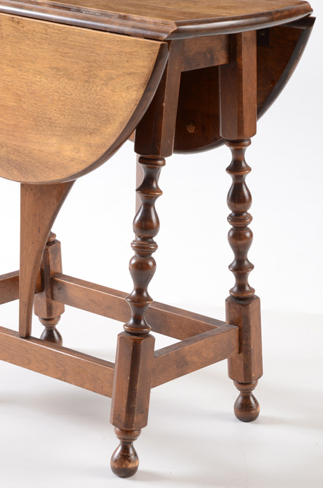 Vintage Drop-Leaf End Table