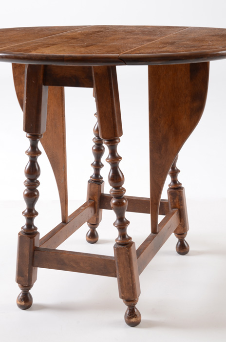 Vintage Drop-Leaf End Table