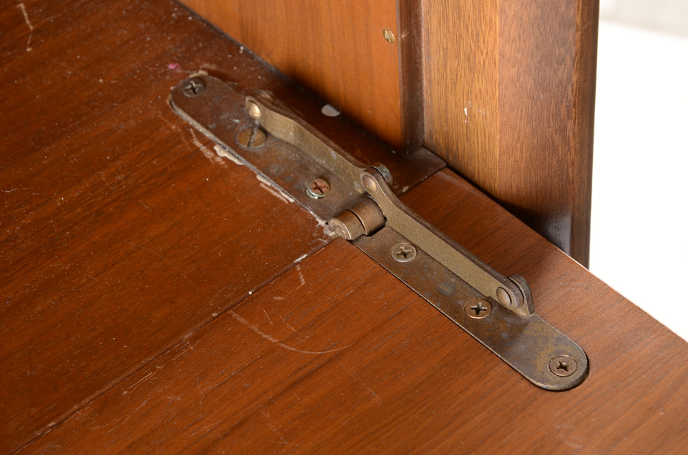 Bassett Mid Century Modern "Mayan" Pull-down Desk with Drawers