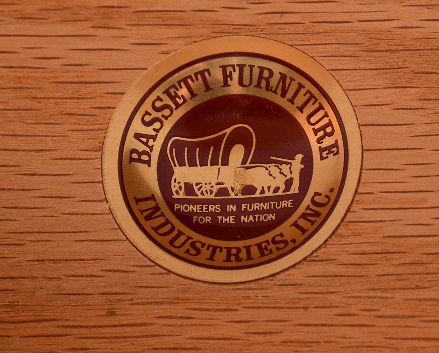 Bassett Mid Century Modern "Mayan" Pull-down Desk with Drawers