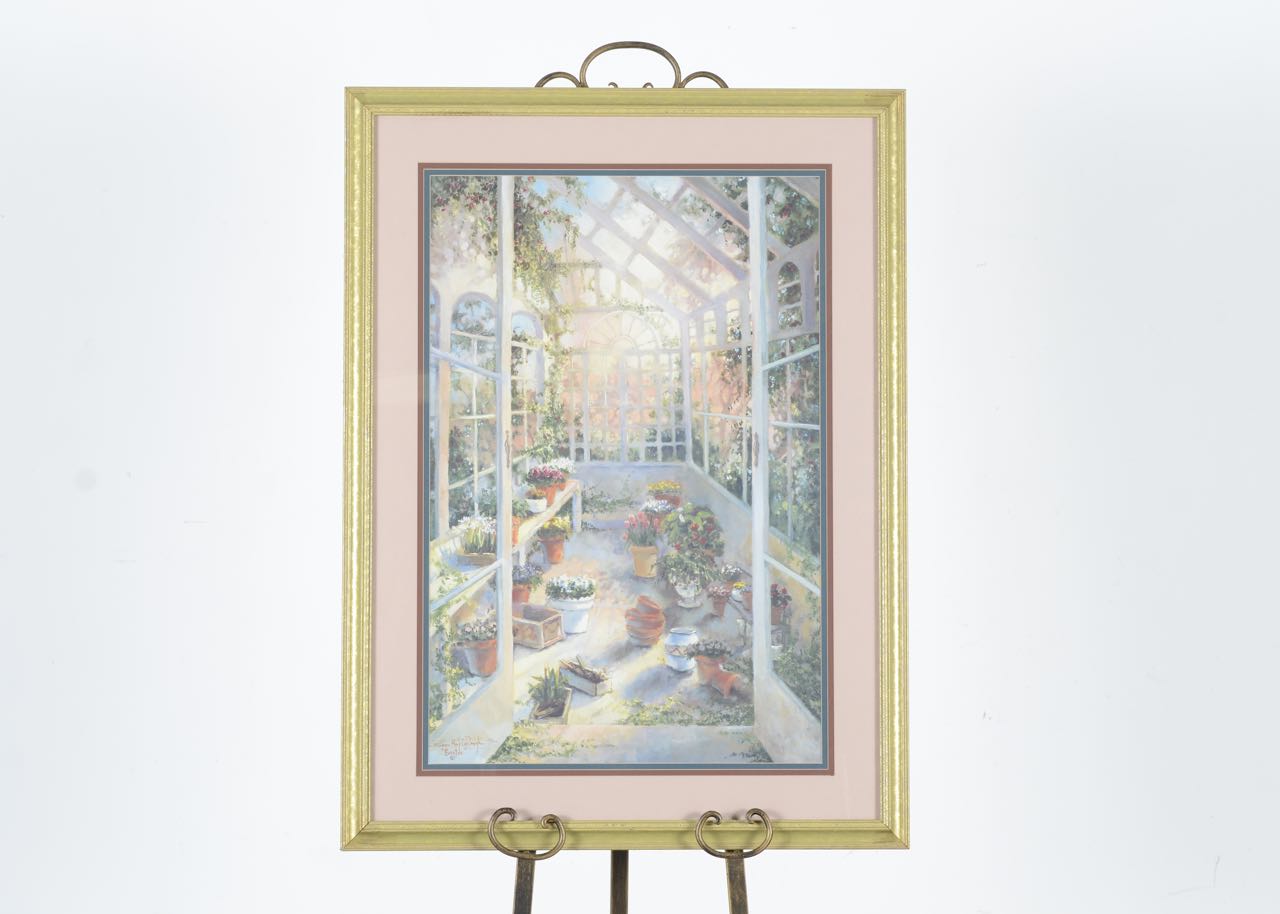 Framed and Numbered Susan Mink Colclough "Eventide" Lithograph