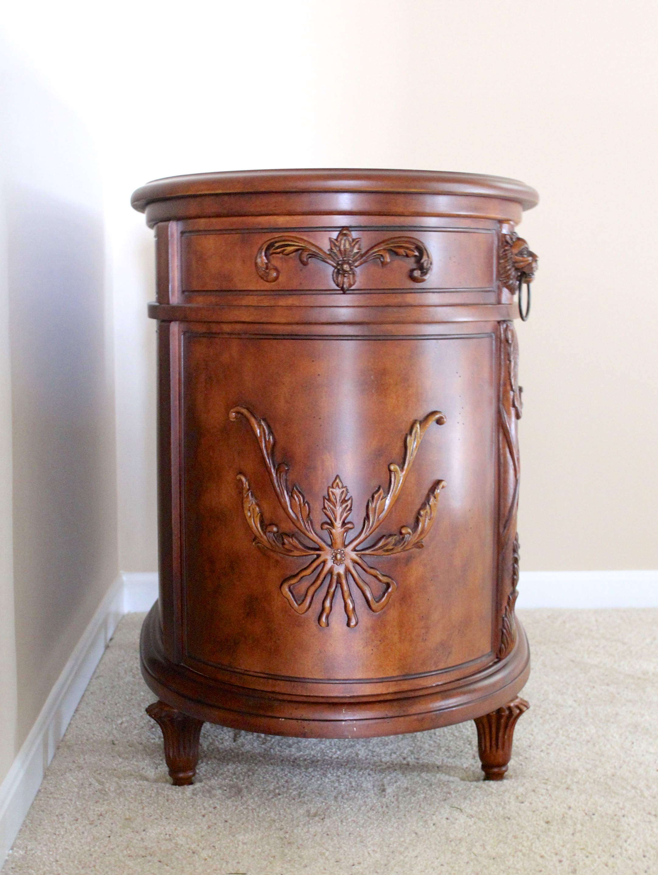 Powell Limited Chest With Ornate Carvings