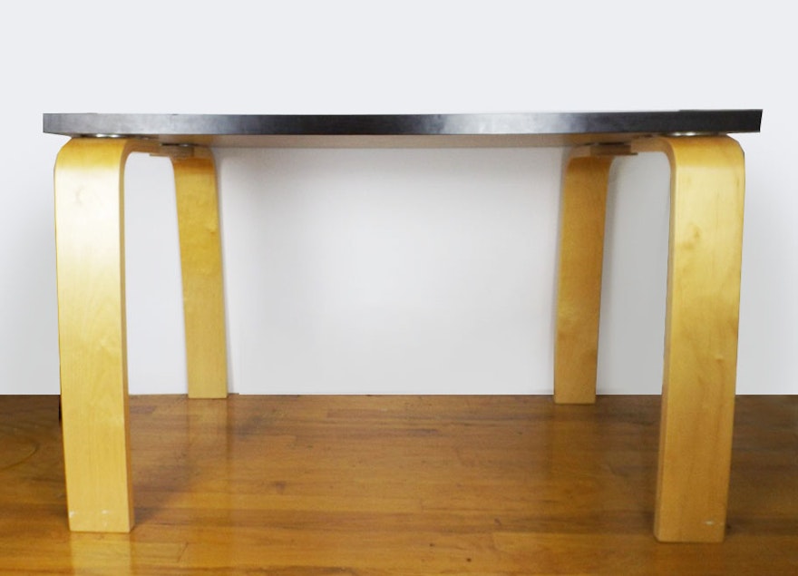 Ikea "Vika Amon" Birch and Laminate Table Desk
