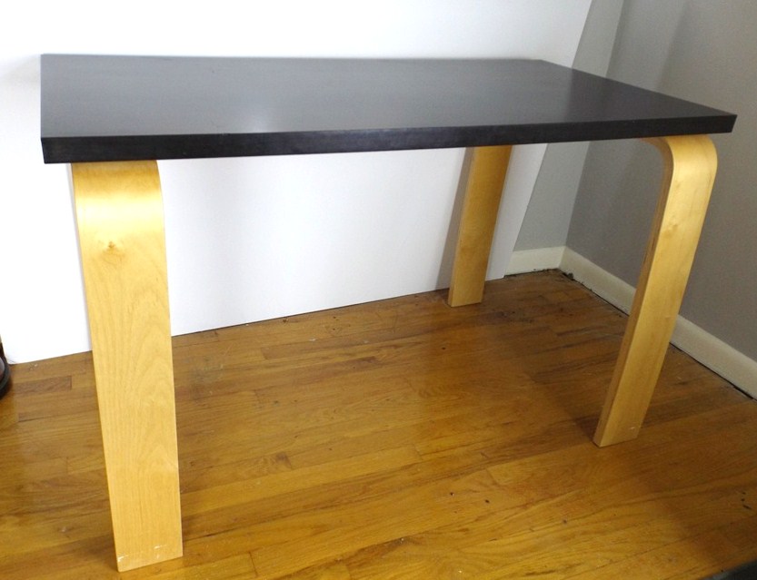 Ikea "Vika Amon" Birch and Laminate Table Desk