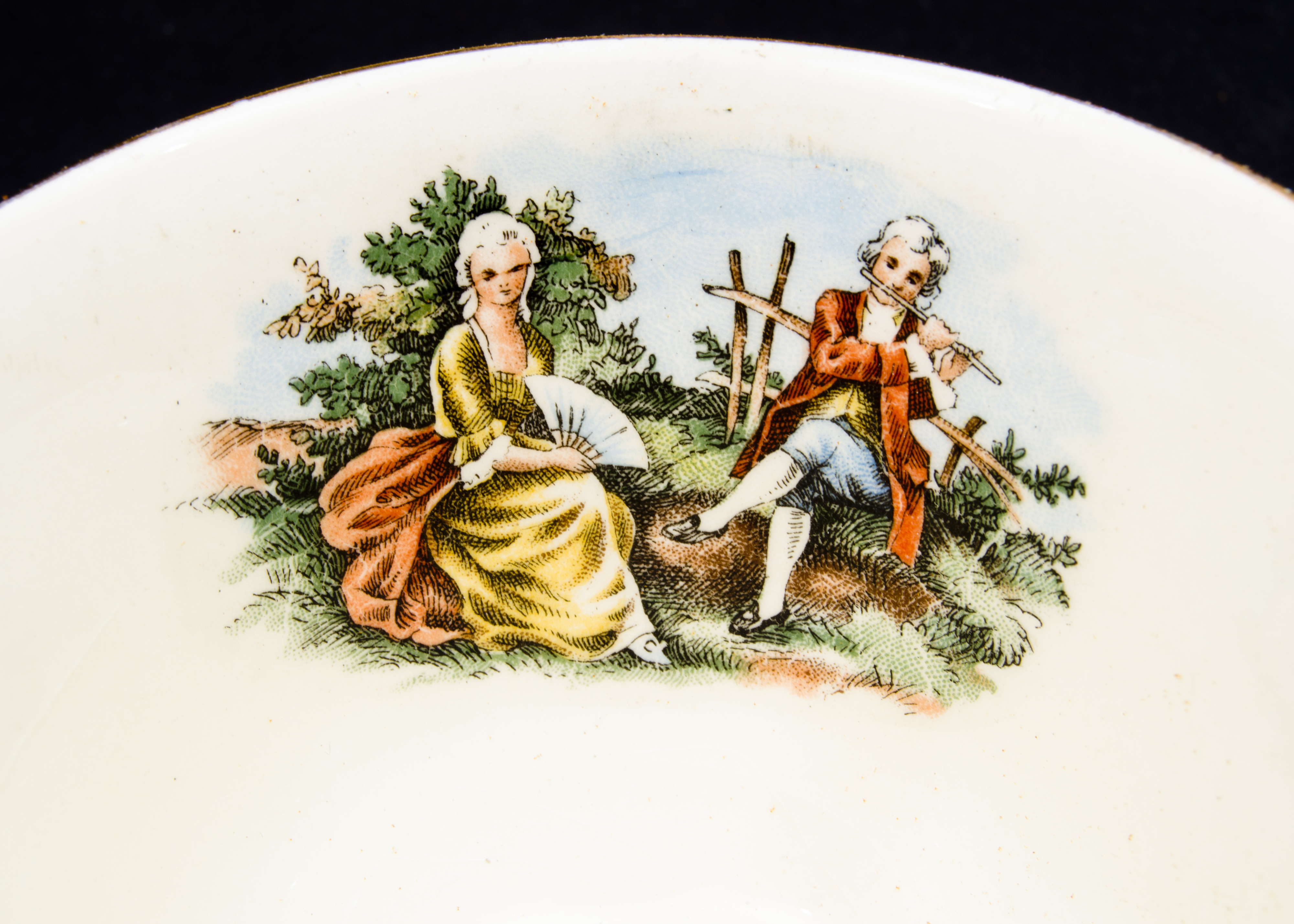 1930s 22 Karat Gold China Set - "Adam Antique" by Steubenville