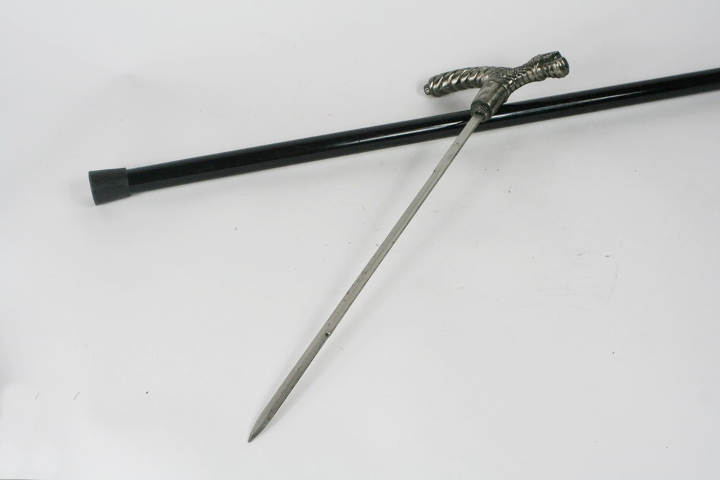 Walking Cane With Hidden Sword