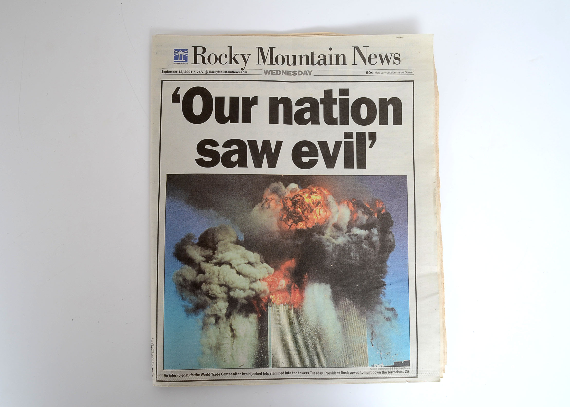 Rocky Mountain News, Sept. 12, 2001 Edition