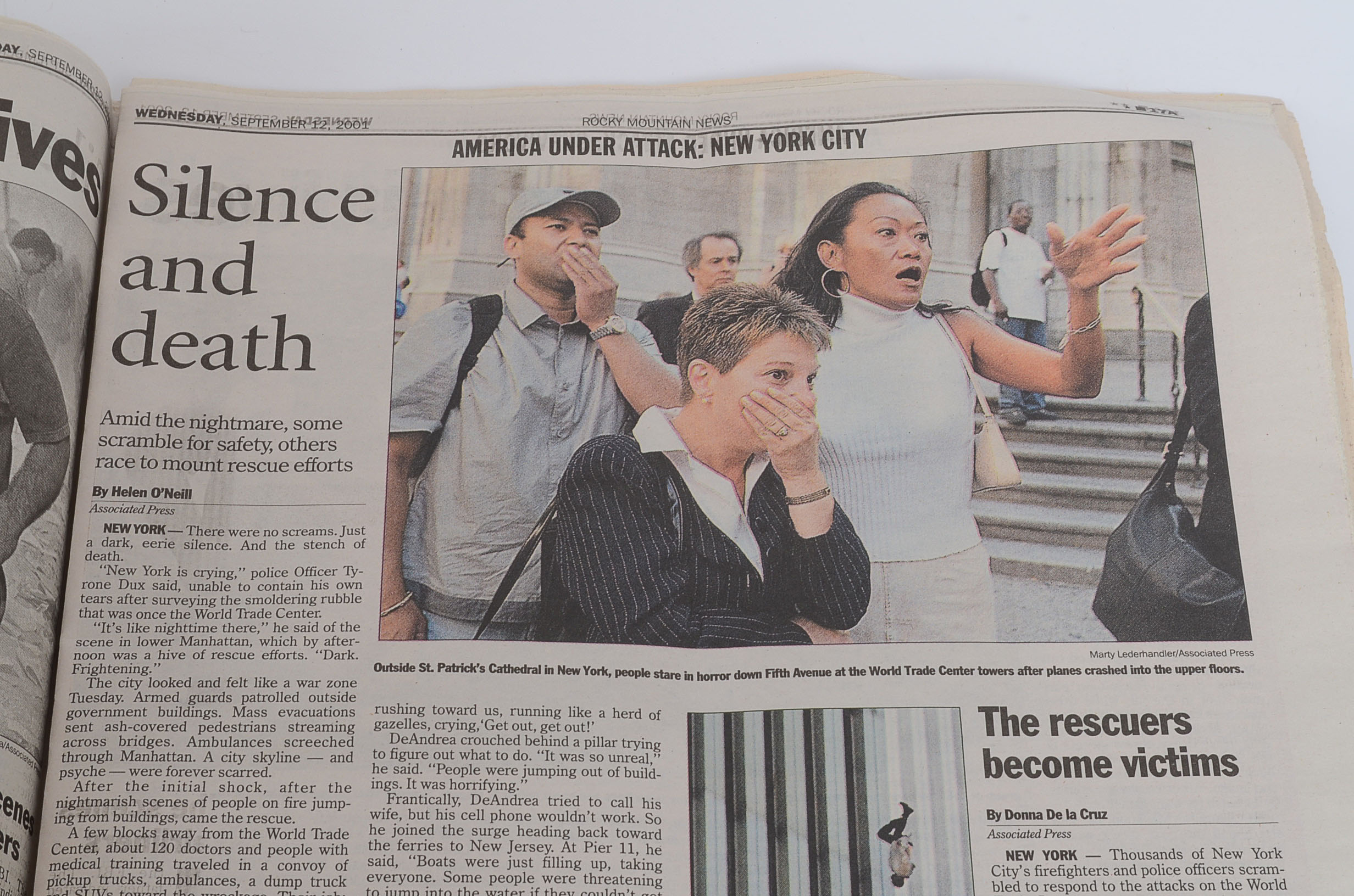 Rocky Mountain News, Sept. 12, 2001 Edition