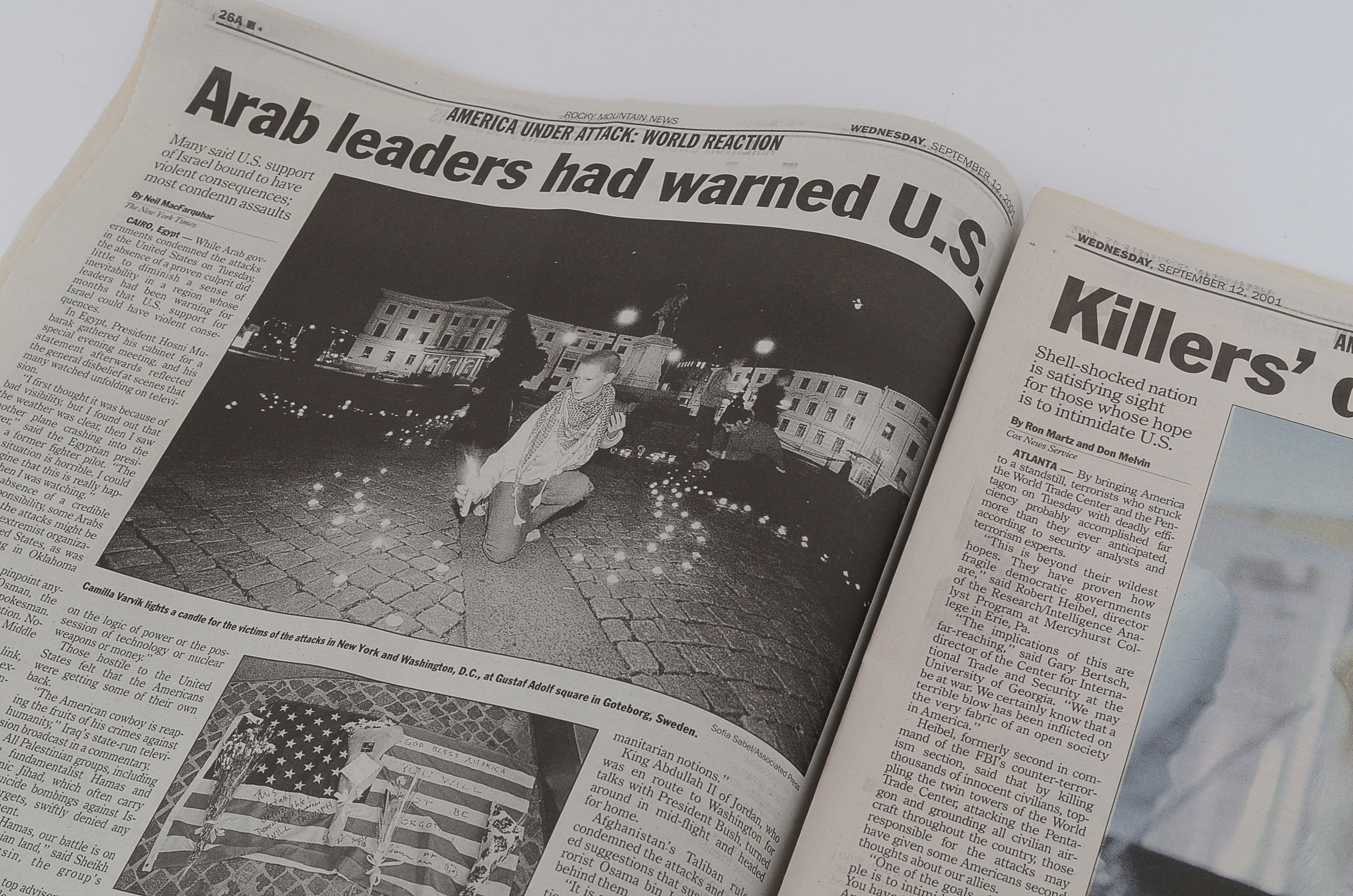 Rocky Mountain News, Sept. 12, 2001 Edition