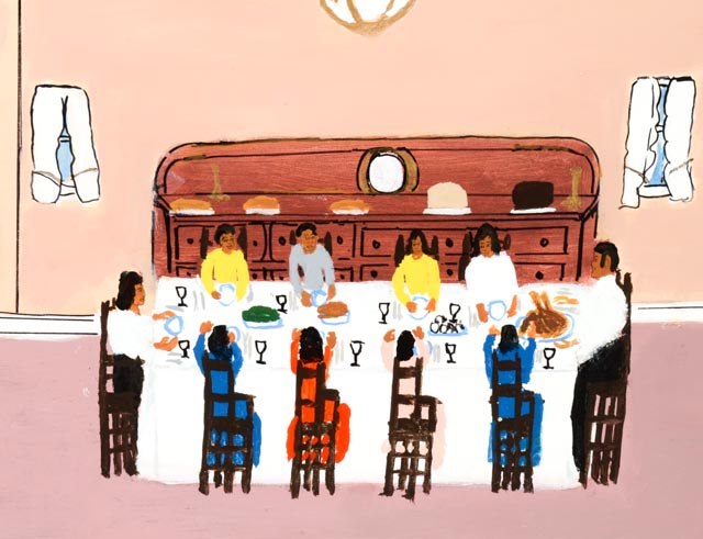 Original Charles A. Owens Folk Art Painting