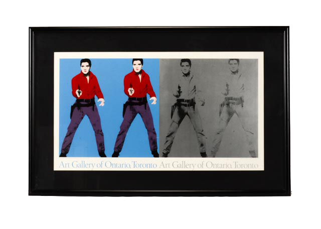 Andy Warhol Art Gallery of Ontario, Toronto Elvis Poster