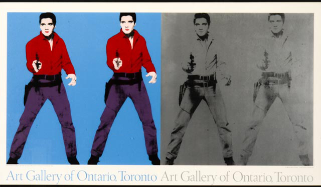 Andy Warhol Art Gallery of Ontario, Toronto Elvis Poster