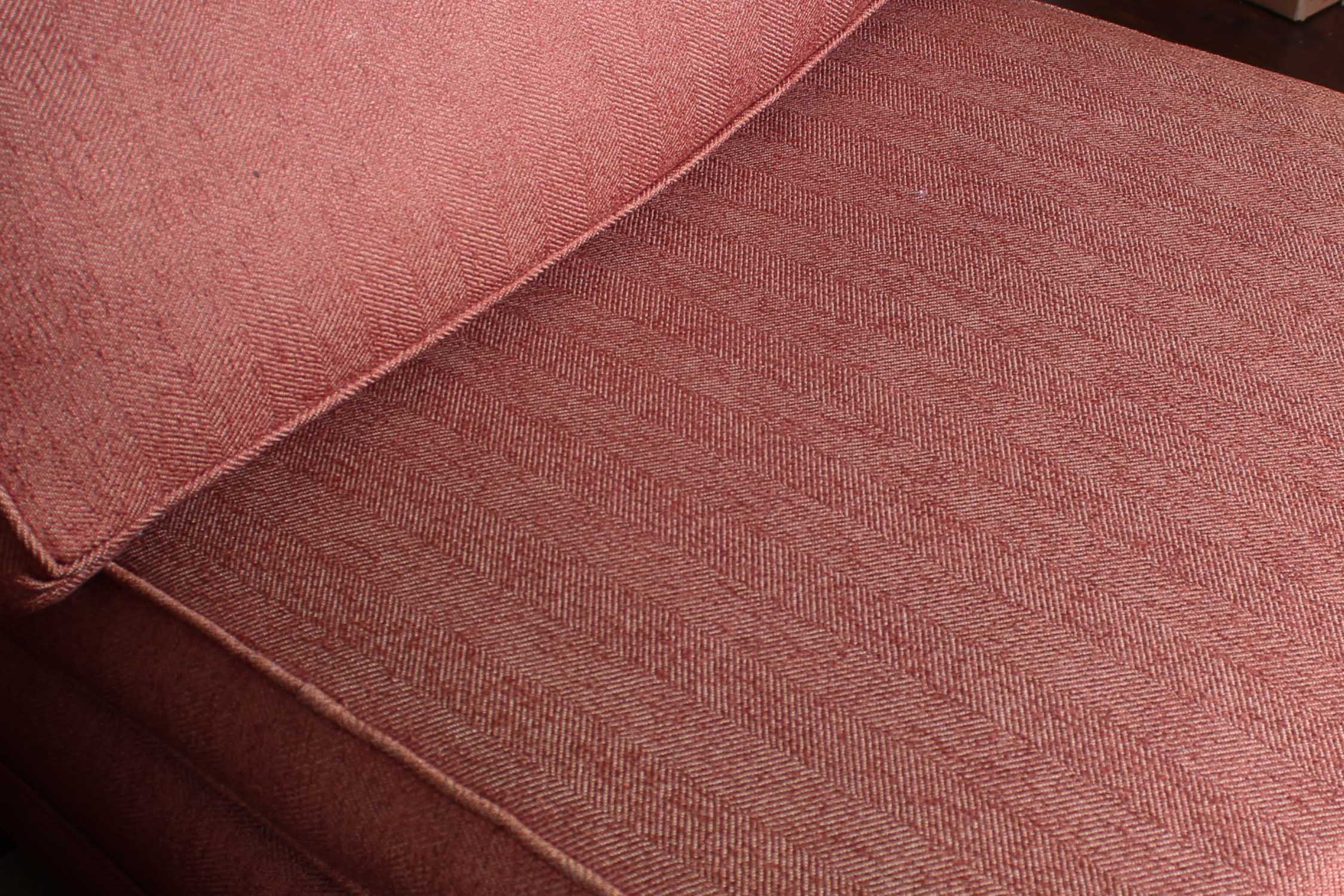 Pair of Armless Chairs and Ottoman